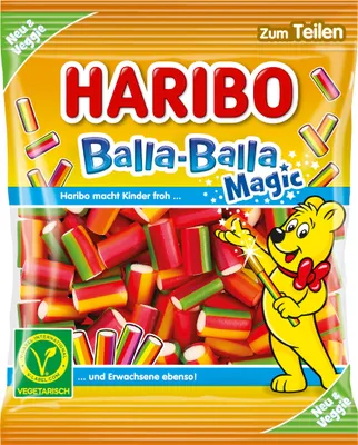 Produktbild von Haribo Balla Balla Magic Fruchtgummi intensiver Geschmack Beutel 160g