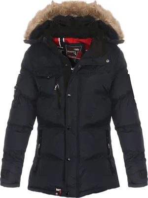 Produktbild von Geographical Norway Damen Jacke Winterjacke Bonapart, Navy, Größe XXL