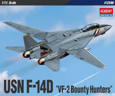 Immagine prodotto di Kit aeromodelli 12590 - USN F-14D "VF-2 Bounty Hunters" (1:72)