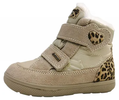 Image de Bottines d'hiver Primigi Snorky GTX pour filles, couleur beige, chaussures de loisirs