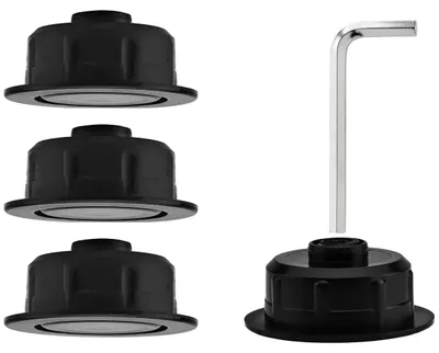 Produktbild von SOTECH Höhenversteller Ø 35 mm für Topflochbohrung – Möbelfuß (4 Stück)