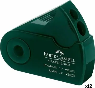 Produktbild von Spitzer Faber-Castell 9000 grün (12 Stück)