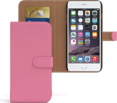 Produktbild von EAZY CASE Business Hülle für Apple iPhone 6 Plus / 6S Plus klappbar, Premium Kunstleder Handyhülle mit Kartenfach