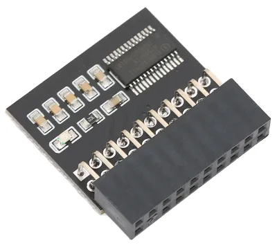 Image de Module de sécurité TPM 1.2 avec cryptage fort, LPC 20 broches, module processeur TPM 2.0, composants système pour PC