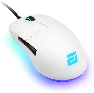 Zdjęcie produktu dla Endgame Gear XM1 RGB, Po prawej stronie, Optyczny, USB Typu-A, 16000 DPI, Biały