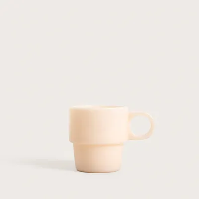 Produktbild von HOMLA PALLORA Glas mit Milchglasgriff beige 0,25 l