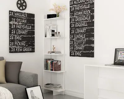 Produktbild von Skye Decor, Als- Als ZNA, Weiß, Bücherregale, 170x45x22 cm, 100% Melaminbeschichtete Partikelplatte