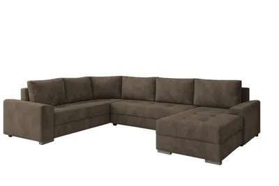 Produktbild von CHIEF U – Ecksofa Couchgarnitur in U-Form mit Schlaffunktion & Bettkasten
