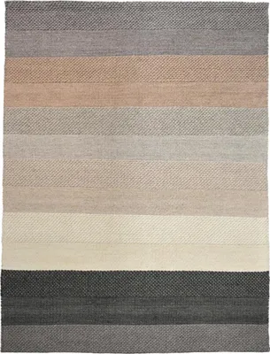 Image de Tapis kilim en laine fait main avec motifs géométriques