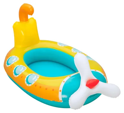 Produktbild von Bestway 34213 - Kinder-Schlauchboot Wasserfreund - 90 x 58 x 36 cm - U-Boot (Gelb)