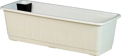 Produktbild von GELI Bewässerungs-Blumenkasten weiß 80 cm