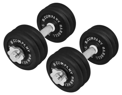 Produktbild von Gusseisen Hantelset von 35 kg mit Gewichtsscheiben