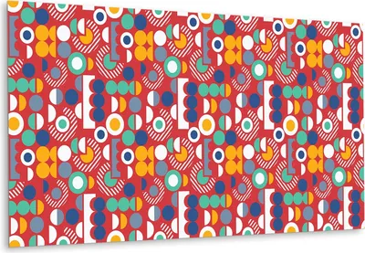 Obrázok produktu pre Vinylová samolepiaca samolepka do kuchyne, geometrický vintage vzor - 100 cm x 50 cm