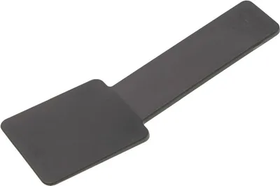 A black kitchen utensil on a white background.