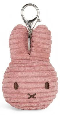 Produktbild von Miffy Schlüsselanhänger Taschenanhänger Cord rosa / dusty rose 10cm