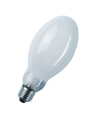 A single light bulb on a white background.