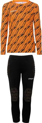 Produktbild von Uhlsport Progressive 28 Torwart Trikot Set Kinder - Neonorange / Schwarz