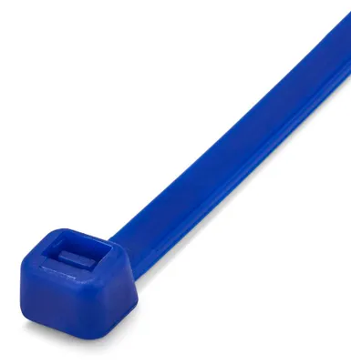 Produktbild von Kabelbinder 200 x 4,8 mm Blau 100 Stück Industriequalität Polyamid 6.6