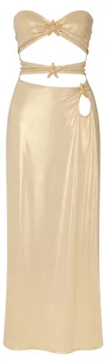 Produktbild von Moda Minx Maxikleid Starfish mit tollen Cut-Outs Gold S/M