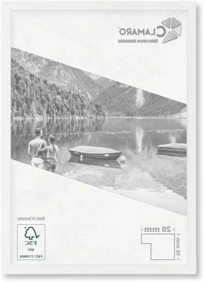Produktbild von Foto-Regal 40x120 cm - Hängeleiste - Bilder Aufhängen - Dünnes Profil - Matt Weiss