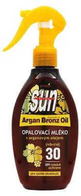 Image de Lotion solaire à l'huile d'argan OF 30 spray 200 ml