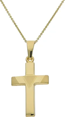 Produktbild von JuwelmaLux Anhänger 585/000 (14 Karat) Gold Kreuz JL14-02-0034
