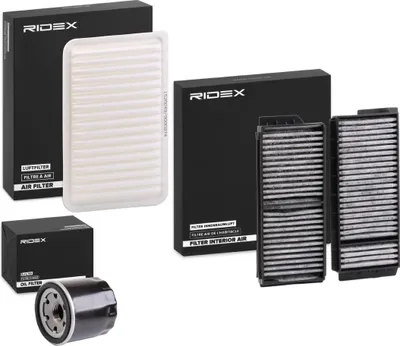 Produktbild von RIDEX Filterset Inspektionspaket Filtersatz für MAZDA 3 (BK) 3 Stufenheck (BK)