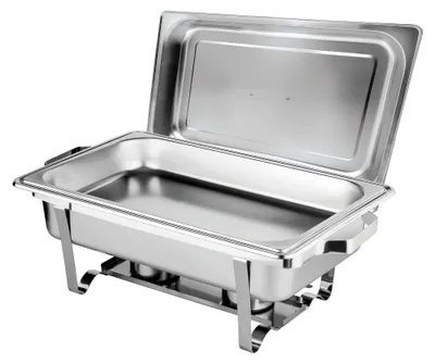 Produktbild von Speisewärmer Chafing-Dish 1X 1/1 GN 65 mm aus Edelstahl für Buffets und Catering