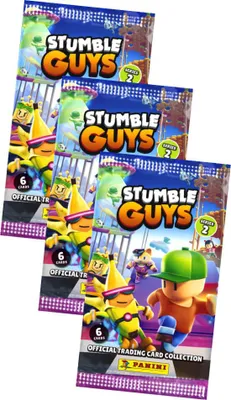 Produktbild von Panini Stumble Guys Karten Serie 2 - Sammelkarten Trading Cards - 3 Booster