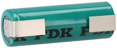 Produktbild von FDK HR-AU Größe A 1,2V 2700mAh NIMH Akku Einzelzelle U Lötfahne