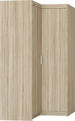 Produktbild von Masseno Drehtürenschrank ELENORA 97,8 cm Kleiderschrank Schlafzimmer Schrank 2-türig Sonoma Eiche