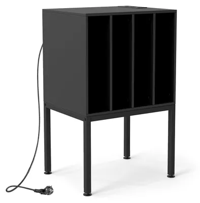 Obrázek produktu pro Stojan na gramofon s nabíjecí stanicí a 4 dělicími přepážkami