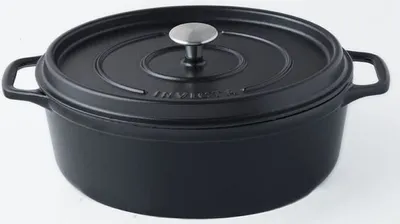 Produktbild von Invicta 403331, Auflaufform, Oval, Schwarz, Frankreich, 1 Stück(e), 7,1 l