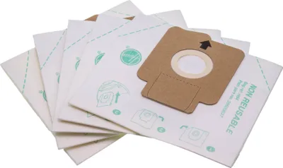Zdjęcie produktu dla Hoover H64 BAG, Worek na kurz, Cylinder próżniowy, Biały, Papier, 5 szt.