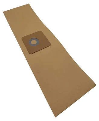 A single vacuum cleaner bag is shown against a white background.
