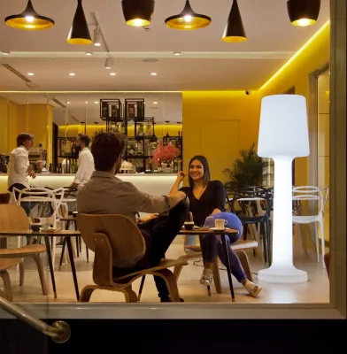 Obrázek produktu pro NewGarden CARMEN 165 LED stojací lampa 165 cm + RGB, dobíjecí baterie, dálkové ovládání vnitřní a venkovní IP65