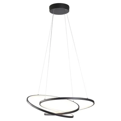 Produktbild von LED-Pendelleuchte - 63 x 150 cm - 1-flammig - Schwarz matt - Metall - dimmbar