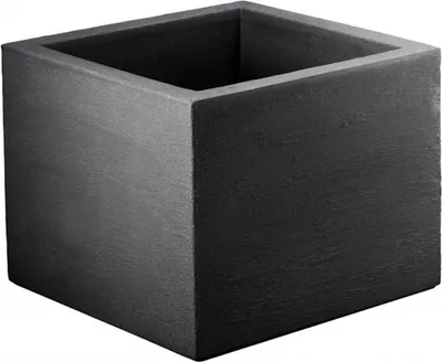Produktbild von Pflanzkübel KUBUS quadratisch in anthrazit aus Kunststoff, Größe:20 x 20 cm