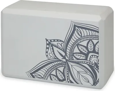 Image de Gaiam Bloc de Yoga - Gris soutenu Sundial Point