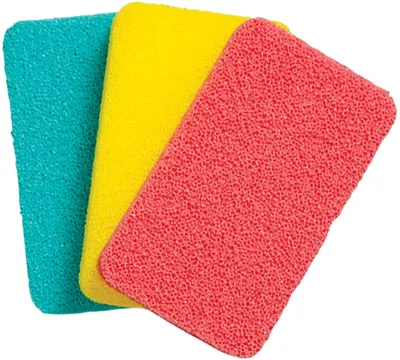 Silikonschwämme 3er-Pack, Küchen- und Spülschwämme, kratzfrei