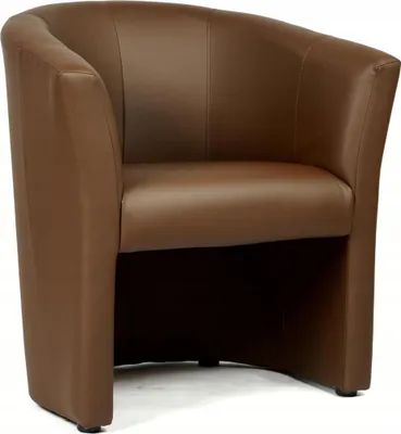 Produktbild von Sessel - Braun - 75x79x64 cm B/H/T - Kunstleder - Fleckenbeständig - Hotel-Sessel - CAFE