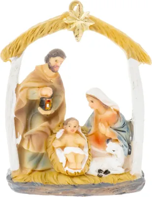 Obrázok produktu pre Dekoratívny betlehem pre deti na zavesenie, výška 7,2 cm