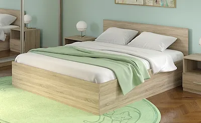Obrázok produktu pre VENA posteľ 160x200 dub Sonoma