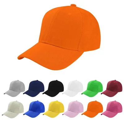 Immagine prodotto di Cappellino unisex, regolabile, con visiera, arancione, in poliestere, per protezione solare