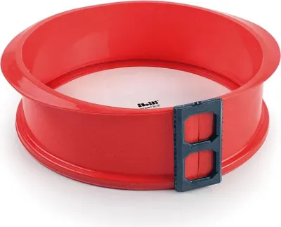 Obrázok produktu pre Ibili Okrúhla forma so skleneným dnom 12 cm červená červená jedna veľkosť