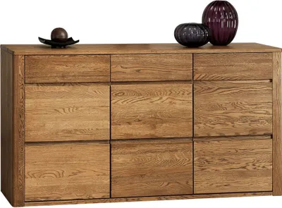 Produktbild von Kommode / Sideboard Jussara 13, Farbe: Bernstein, Eiche teilmassiv – 97 x 178 x 50 cm (H x B x T)