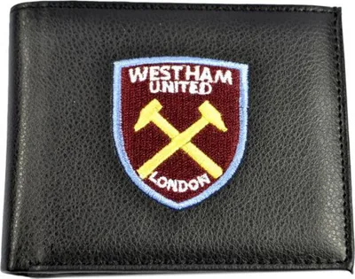 Obrázok produktu pre West Ham United FC - Peňaženka s výšivkou BS4490 (jedna veľkosť) (čierna)