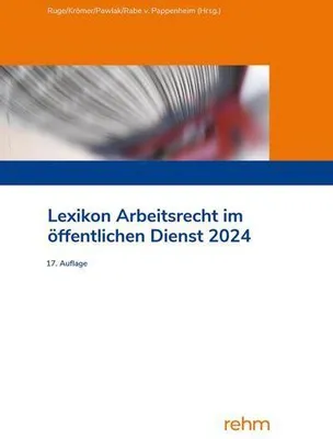 Obrázok produktu pre Lexikon Arbeitsrecht im öffentlichen Dienst 2024