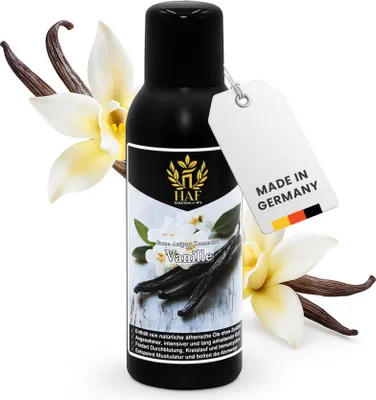 Produktbild von HAF Saunaaufguss Vanille 250 ml - Sauna Aufgussmittel - Saunaduft mit natürlichen ätherischen Ölen für intensiven & langhaltenden Duft