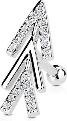 Produktbild von Tragus Ohr Piercing Stecker Helix Cartilage Barbell Pfeil Arrow Autiga®